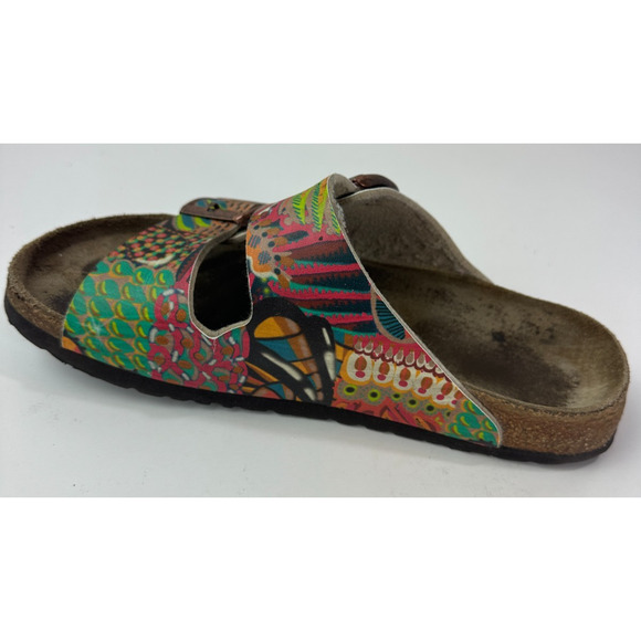 Birkenstock Papillio Dorothy Sandal African Wax Raspberry Slides Size 39 US 8 - Picture 8 of 13